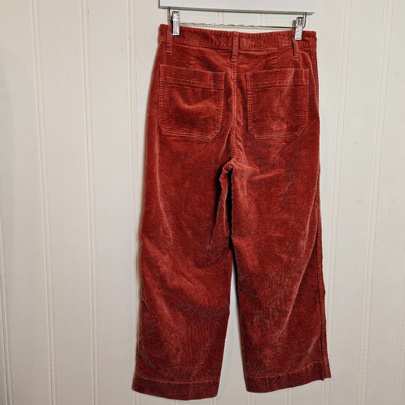 Madewell Corduroy Pants Womens Size 27 Slim Emmett Wide-Leg Cords - Picture 7 of 16